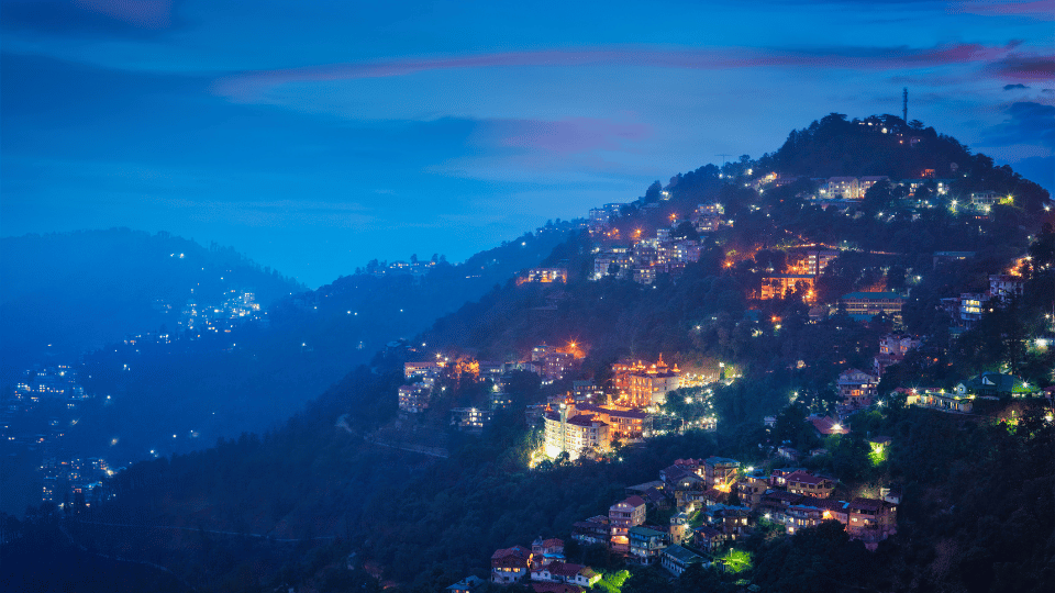 Panoramic view of Solang Valley in Manali