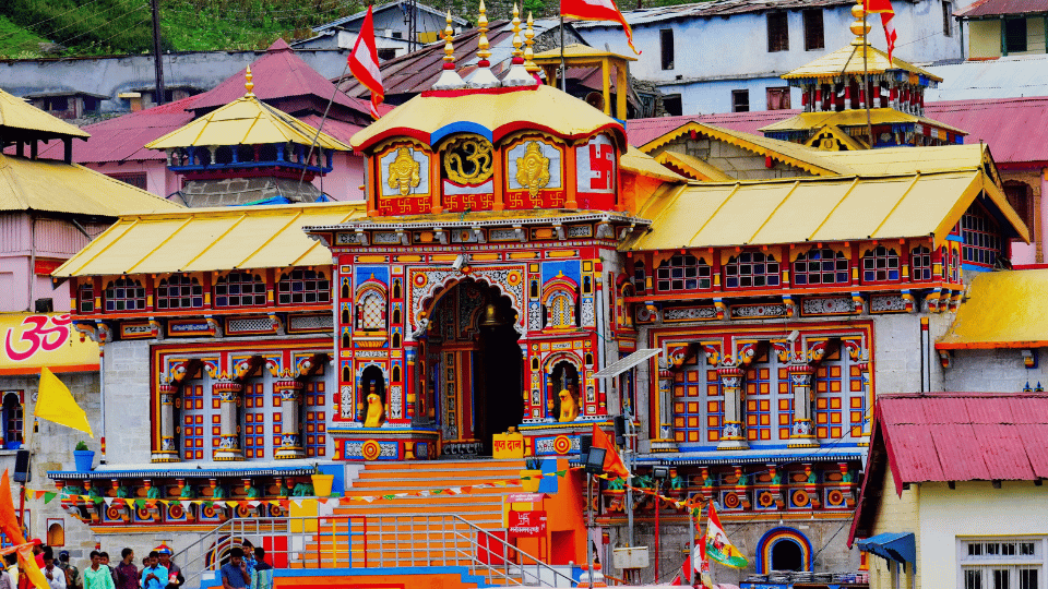 The serene white Gangotri Temple dedicated to Goddess Ganga